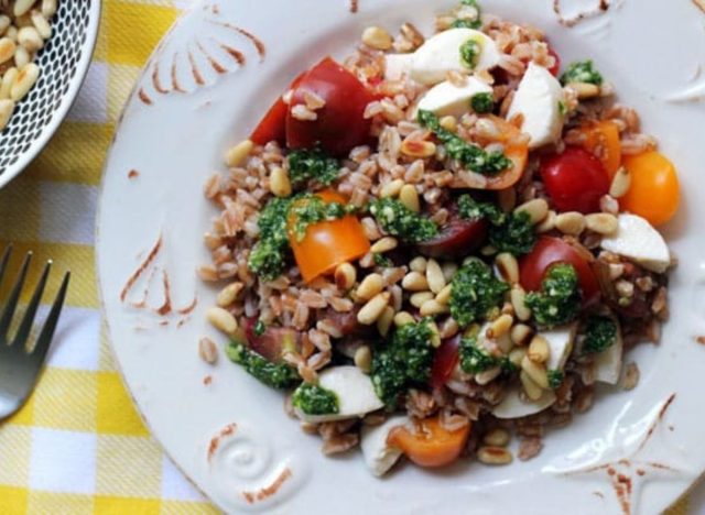 Farro-Caprese-Salad