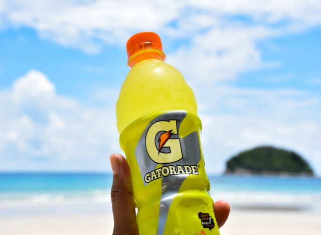 Gatorade on the beach