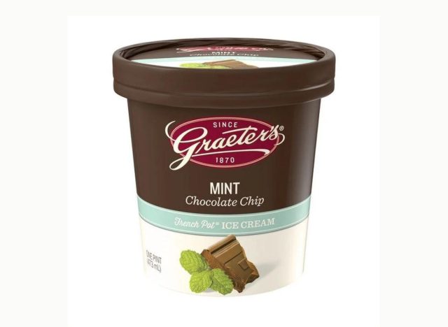 Graeter's Mint Chocolate Chip Ice Cream