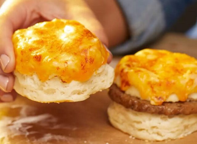 Grilled Cheese Biscuit at Taco Bell