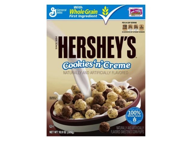 Hershey's cookies n creme cereal