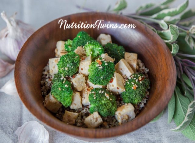 Nutrition Twins Sesame Tofu