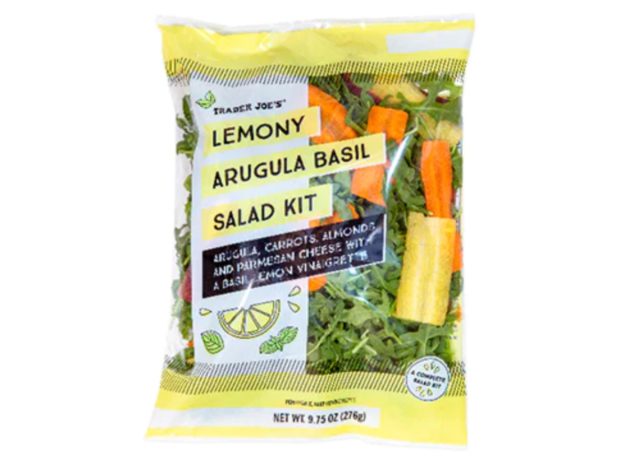 Trader Joe's Lemony Arugula Basil Salad Kit