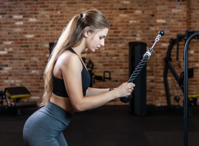 Tricep Rope Pull Downs