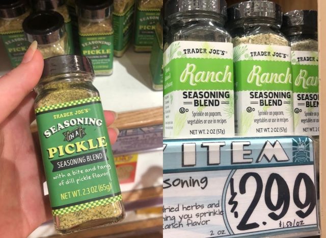 pickle seasoning and ranch seasoning TJs