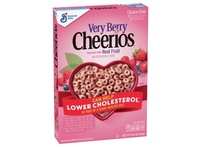 Very berry cheerios cereal