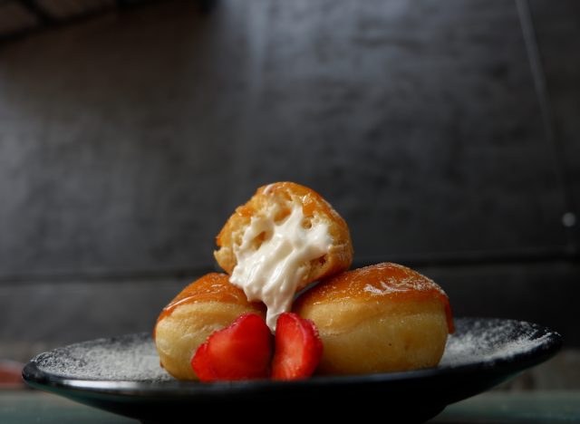 creme-filled donuts