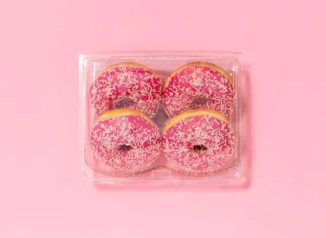 Pack of Pre-packaged Donuts as one of the unhealthiest foods