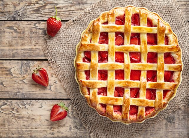 Baked Strawberry Pie