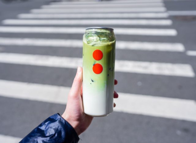 about time coffee iced matcha latte, new york city