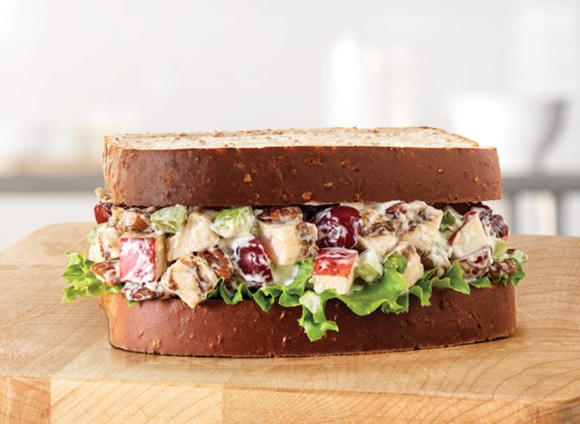 arby's pecan chicken salad sandwich