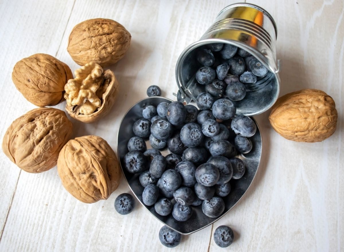 blueberries and walnuts