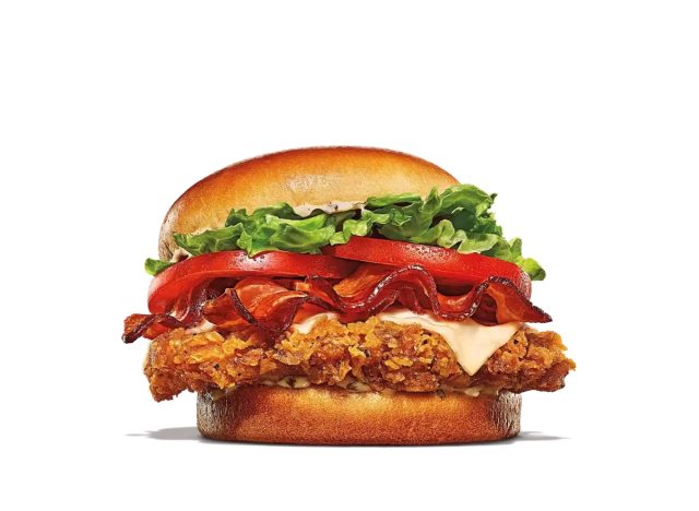 burger king bacon swiss cheese royal crispy chicken sandwich