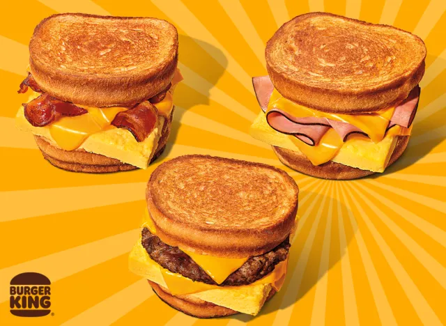 burger king cheesy breakfast melts