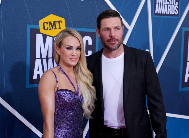Carrie Underwood and Mike Fisher at the 2022 CMT Music Awards