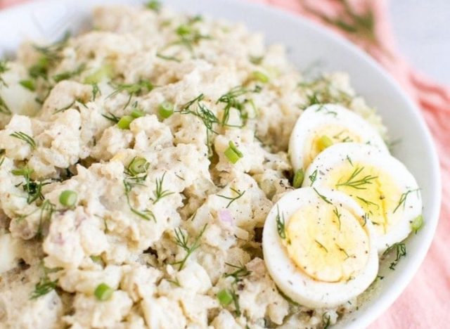 cauliflower potato salad