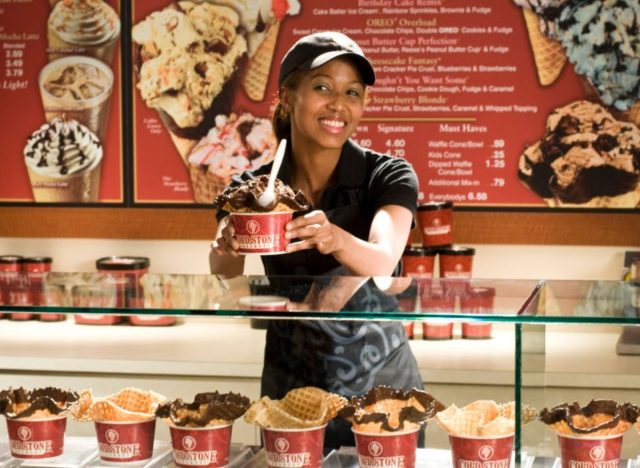 cold stone worker