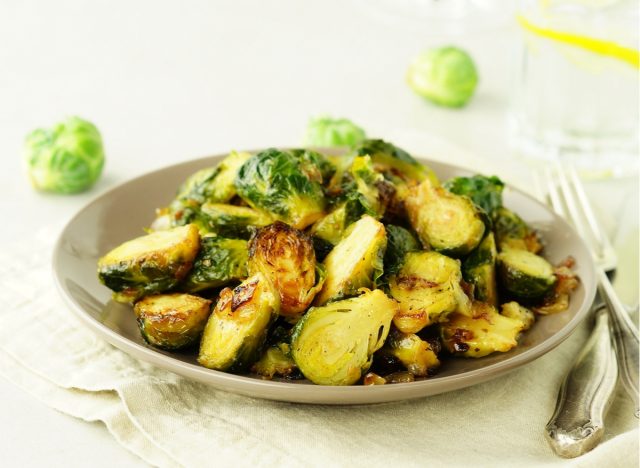 cooked brussels sprouts