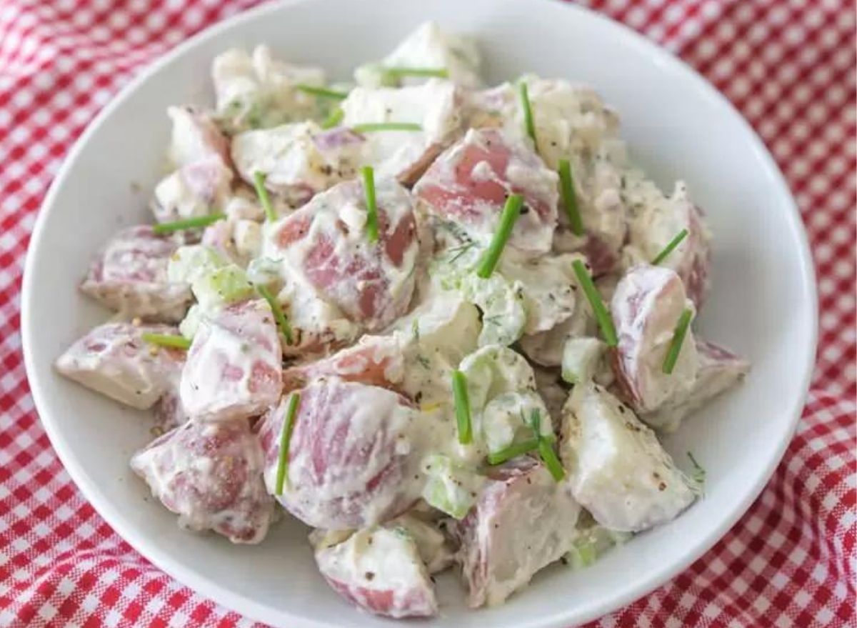 creamy vegan potato salad