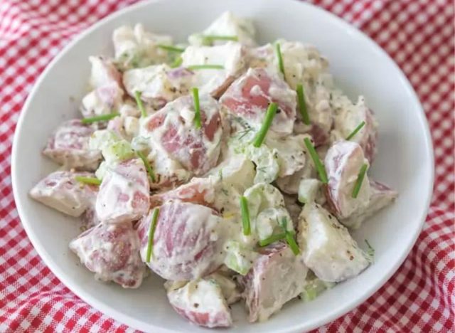creamy vegan potato salad