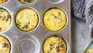 egg muffins with spinach and feta