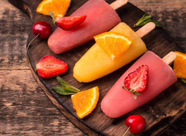 fruit popsicles