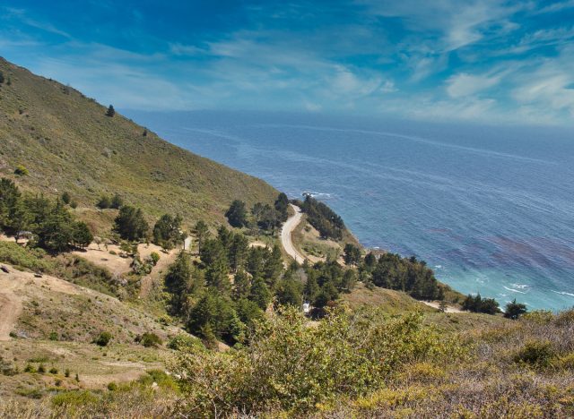 hiking trail big sur