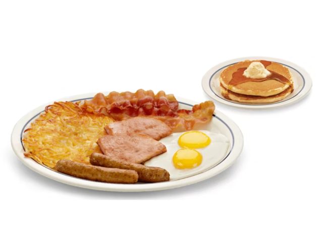 IHOP breakfast sampler