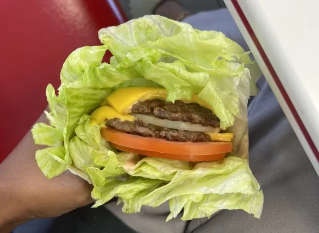 in-n-out protein style double double