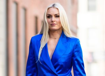 Lindsey Vonn blue outfit