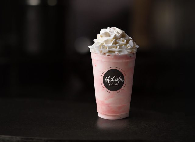 mcdonald's strawberry shake