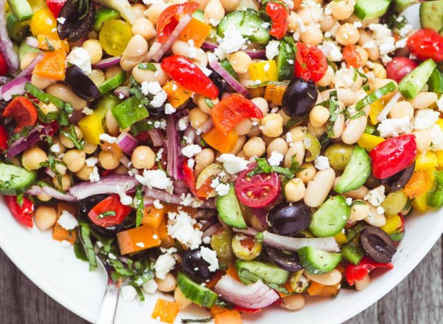 mediterranean bean salad