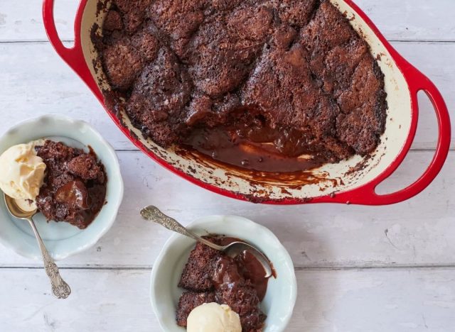 old-fashioned chocolate cobbler