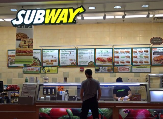 SUBWAY® Sandwich Shops to Include Calories on all U.S. Menu Boards