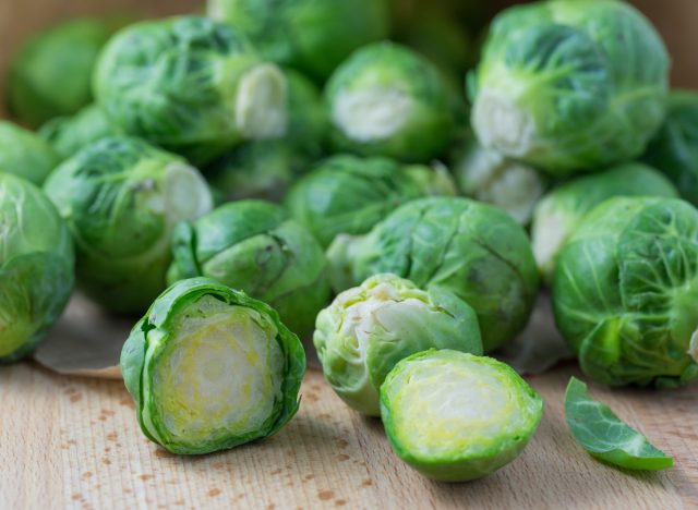 raw brussels sprouts