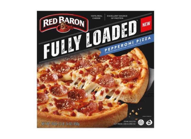 red baron fully loaded frozen pizza