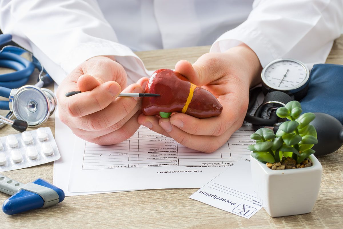 At,Doctors,Appointment,Physician,Shows,To,Patient,Shape,Of,Liver