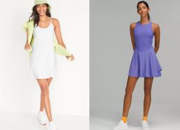 side-by-side workout dresses
