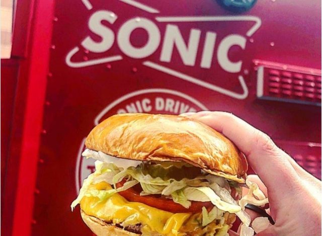 sonic cheeseburger