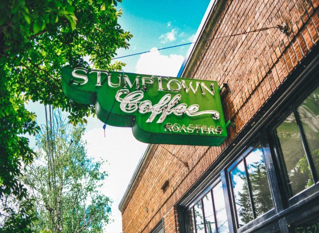 stumptown coffee roasters sign