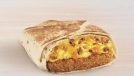 taco bell breakfast crunchwrap with sausage
