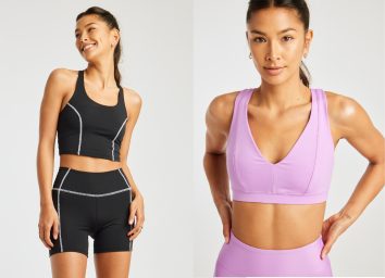 Year of Ours new activewear collection side-by-side