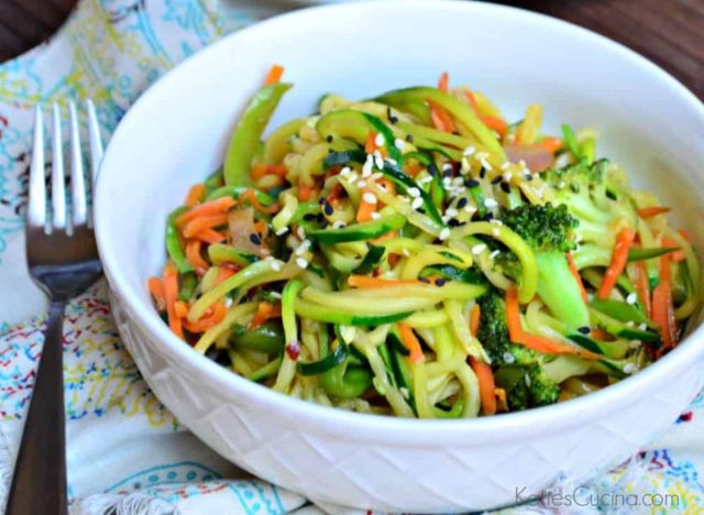 zoodle stir fry recipe