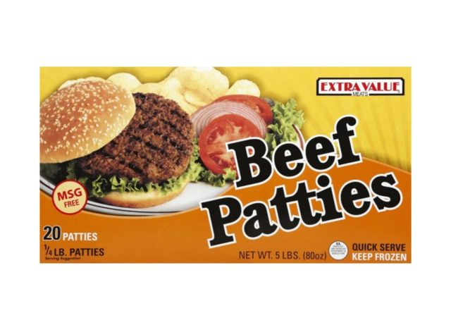 Extra Value Meats Beef Patties