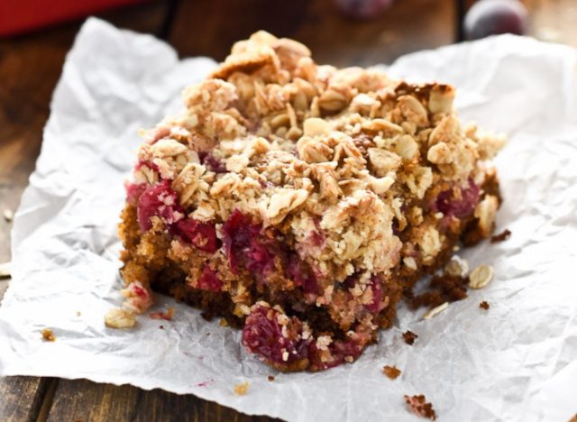 Healthy Cranberry Coffee Cake