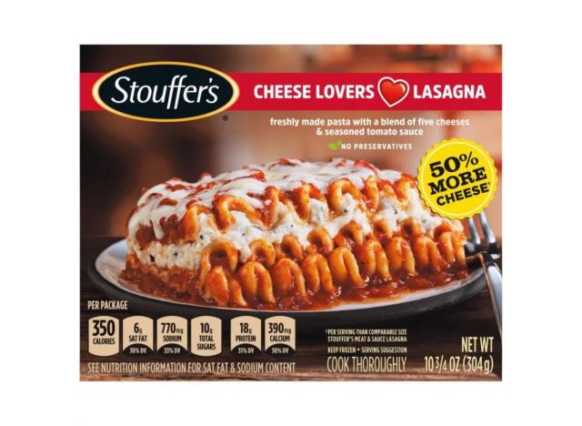 Stouffer's Cheese Lovers Lasagna