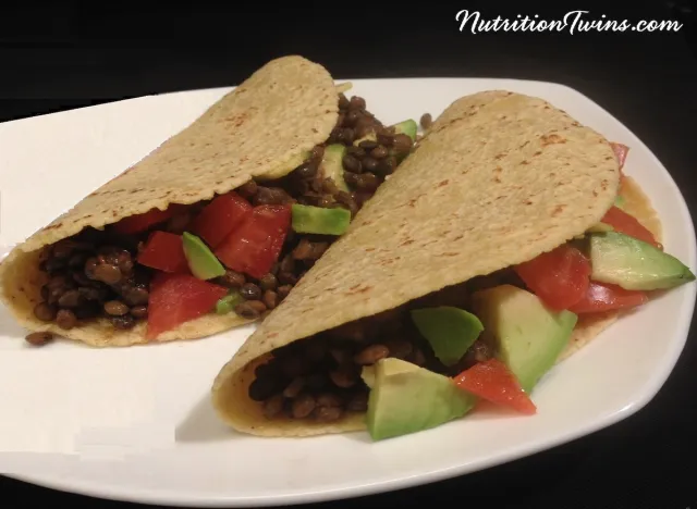 Avocado Lentil Tacos