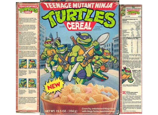 Teenage Mutant Ninja Turtle Cereal