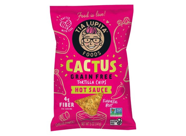 Tia Lupita Cactus Tortilla Chips - Hot Sauce Flavor