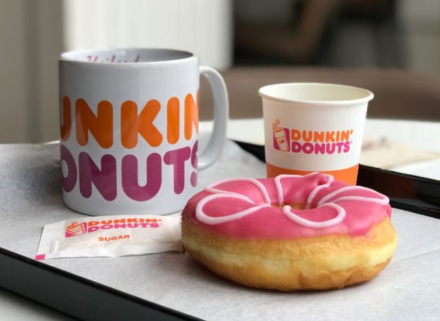 dunkin donut and coffee